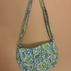 Vera Bradley green yellow and blue pocketbook